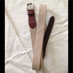 Nautica canvas belt